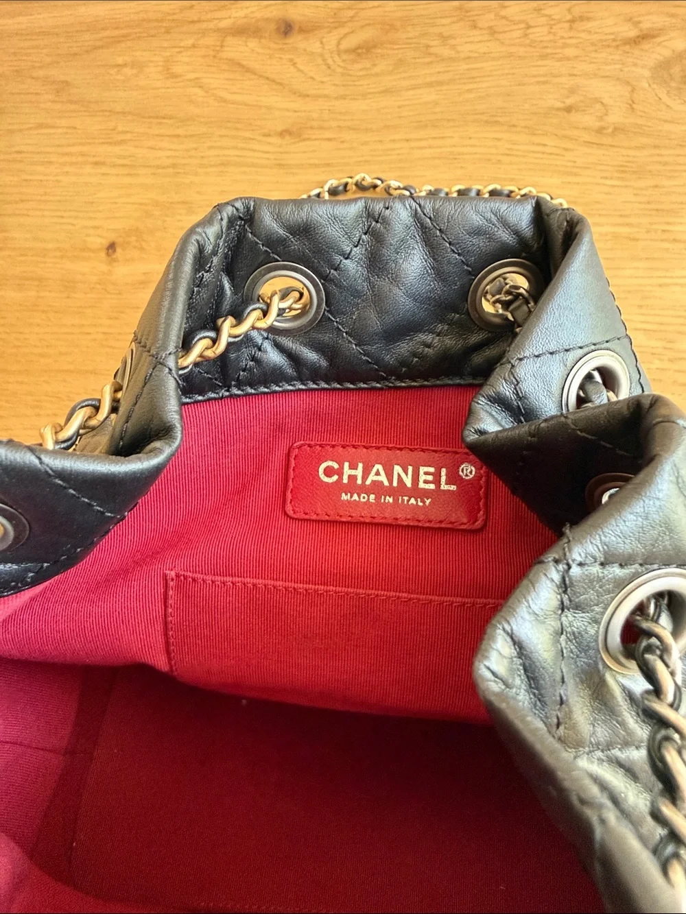 100% AUTHENTIC CHANEL GABRIELLE BACKPACK- BLACK